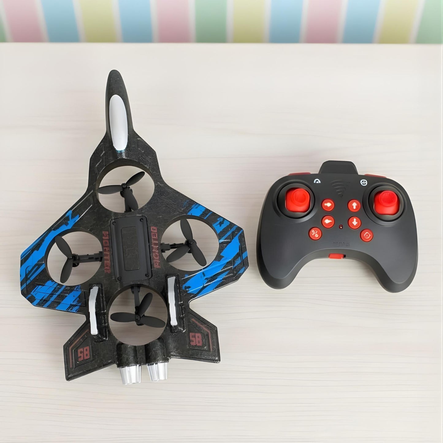 RC Interstellar Fighter Plane with LED Lights