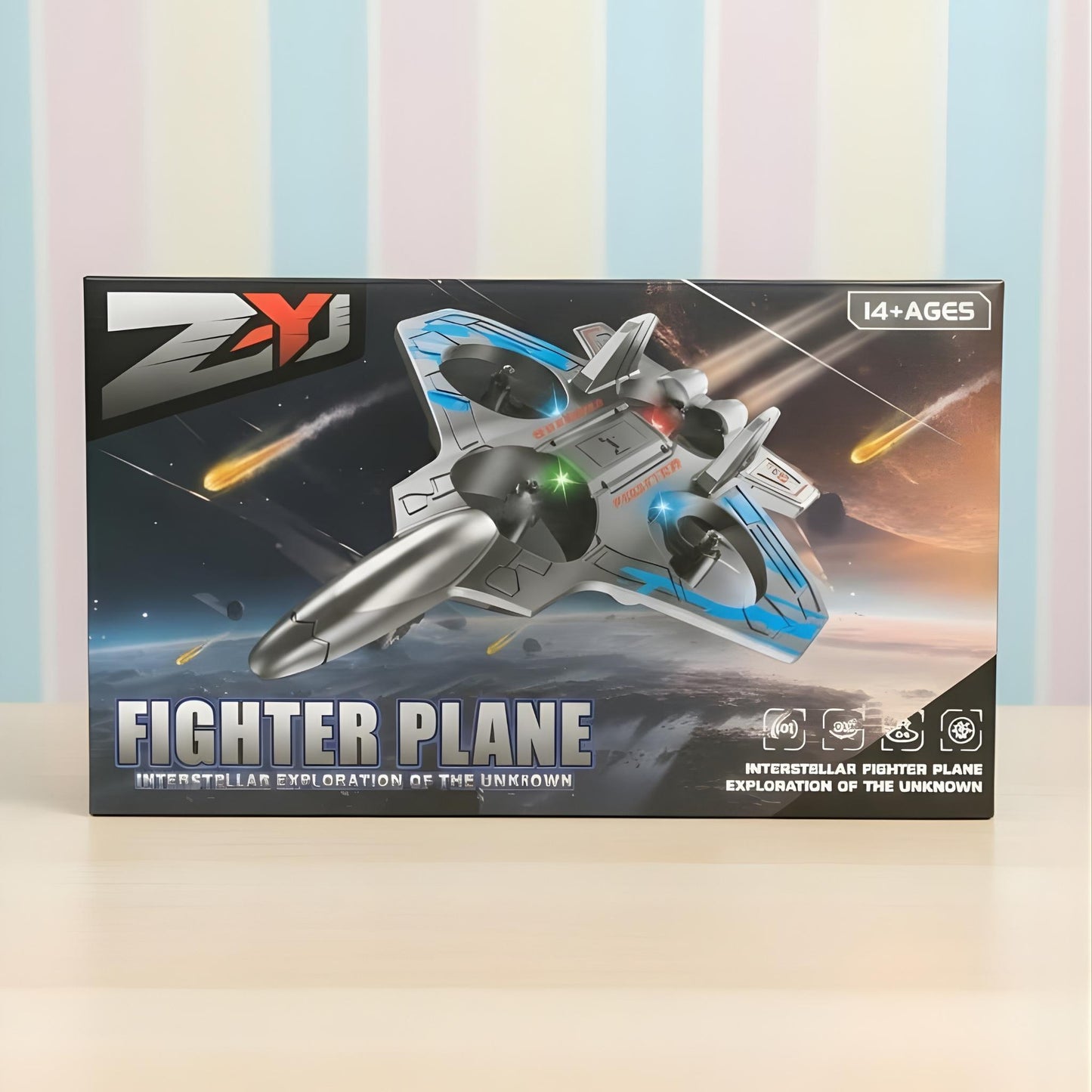 RC Interstellar Fighter Plane with LED Lights