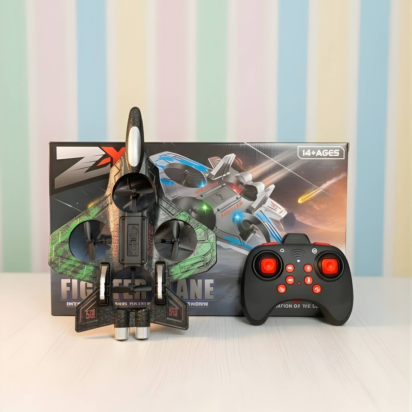 RC Interstellar Fighter Plane with LED Lights