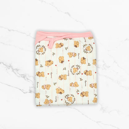Coco Bear Premium Cotton Baby Wrapping Sheet