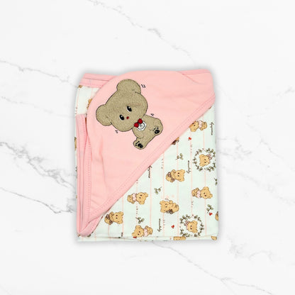 Coco Bear Premium Cotton Baby Wrapping Sheet
