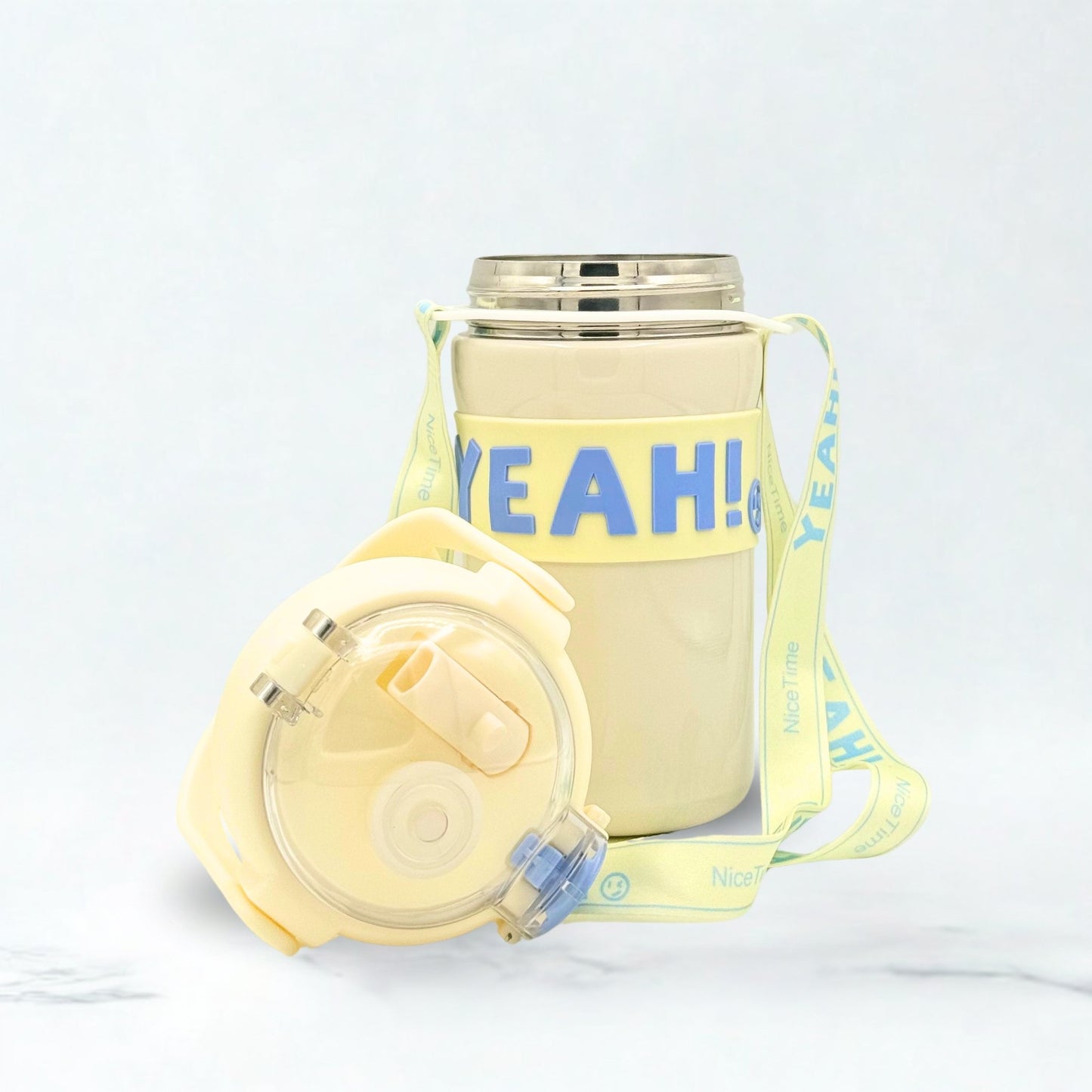 Cartoon Steel Thermal Water Bottle 580ml