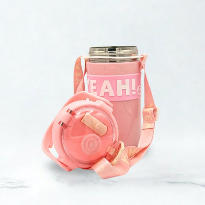 Cartoon Steel Thermal Water Bottle 580ml