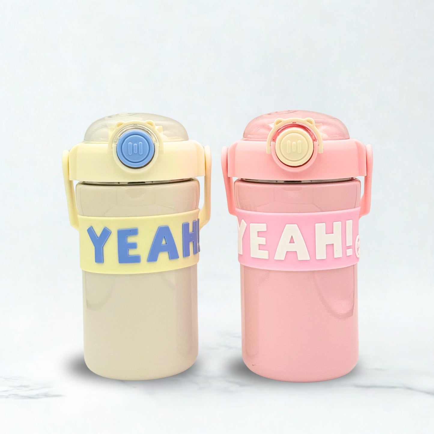 Cartoon Steel Thermal Water Bottle 580ml