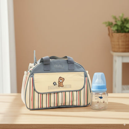 Baby On-the-Go Essentials Bundle – Multiliner Diaper Bag + 60ml Feeder