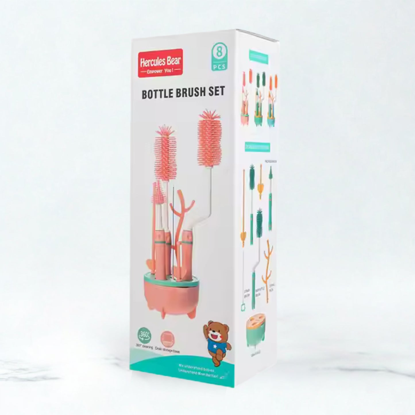 HERCULES Baby Feeder Brush Set 8pcs
