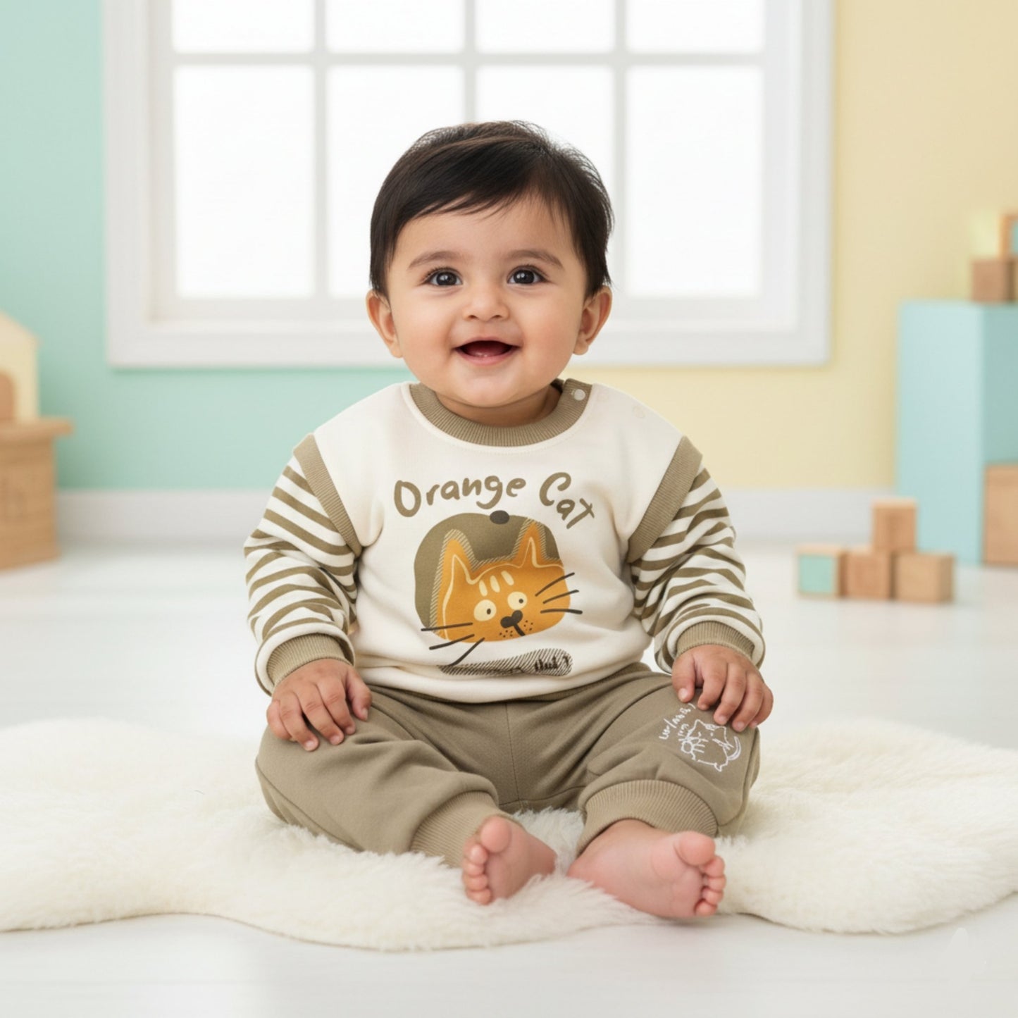 Little Cozy Kitty Outfit 2pc (12M - 3Y)