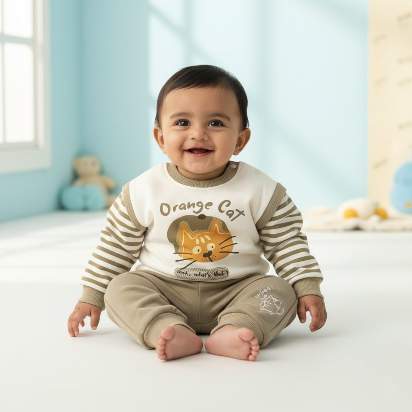 Little Cozy Kitty Outfit 2pc (12M - 3Y)