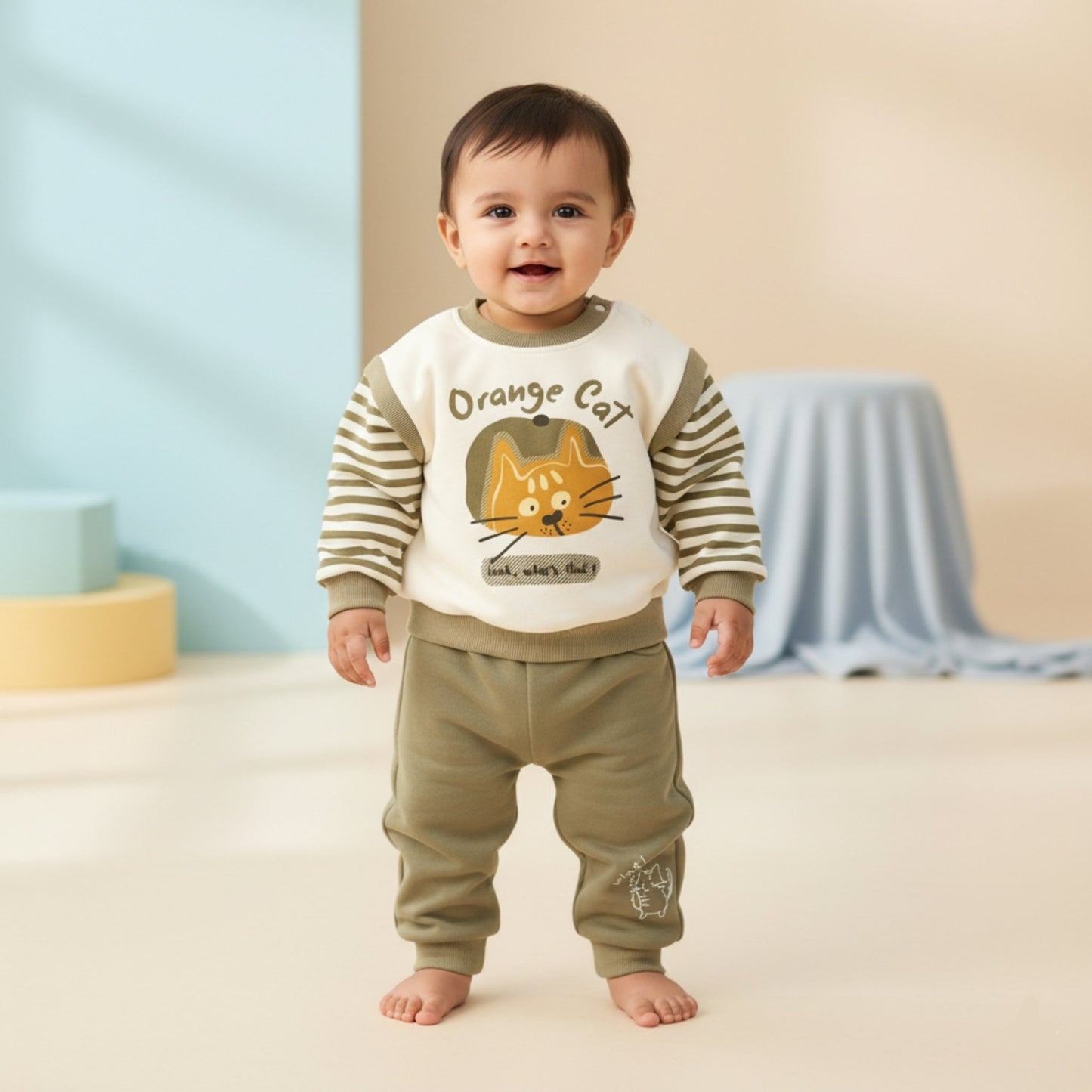 Little Cozy Kitty Outfit 2pc (12M - 3Y)