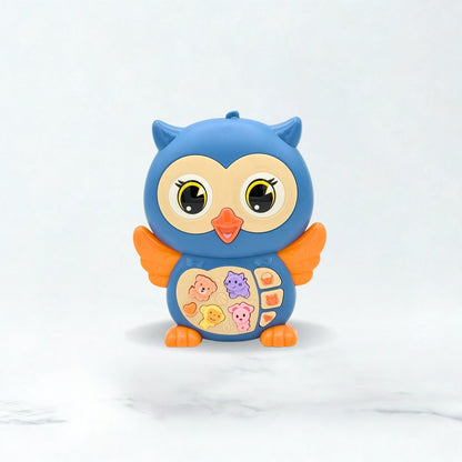 Owl Music Baby Toy Blue