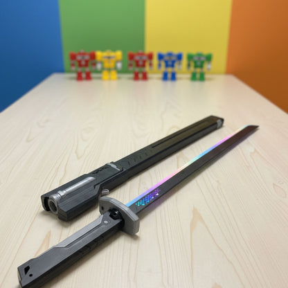 LED Light Saber Sword Toy – Glowing Action Sword for Kids