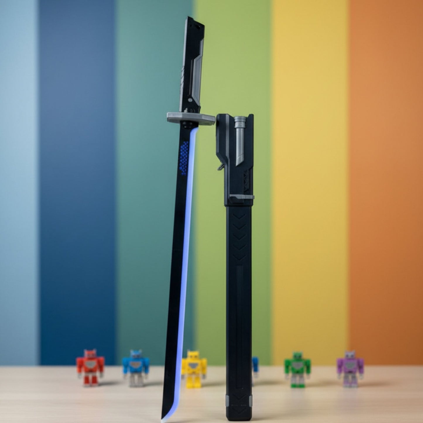 LED Light Saber Sword Toy – Glowing Action Sword for Kids