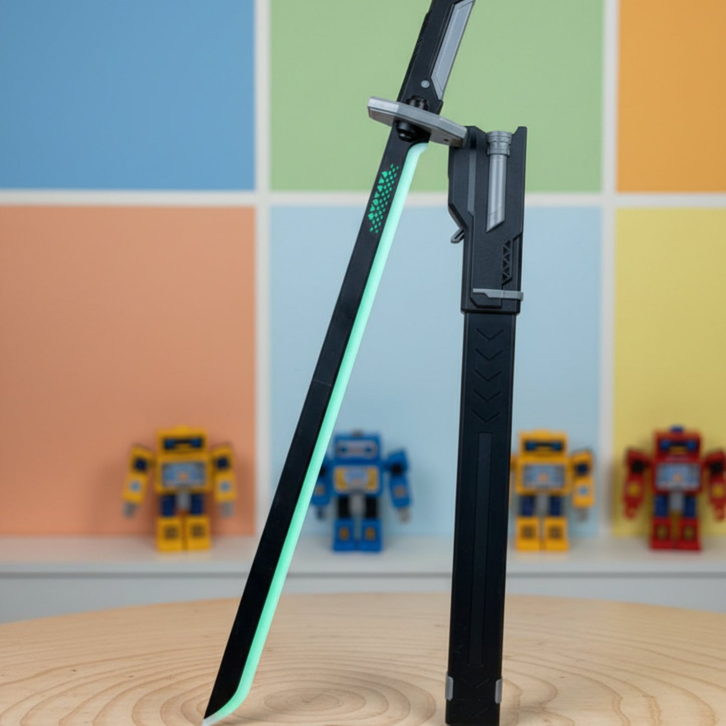 LED Light Saber Sword Toy – Glowing Action Sword for Kids