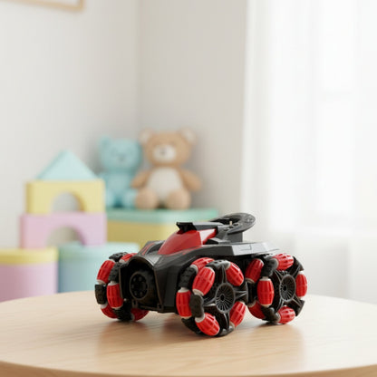 8-Wheel RC Stunt Car – 360° Stunt Car with LED Lights