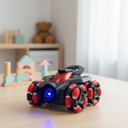8-Wheel RC Stunt Car – 360° Stunt Car with LED Lights