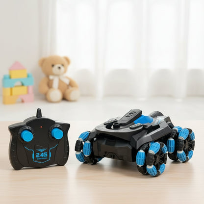 8-Wheel RC Stunt Car – 360° Stunt Car with LED Lights