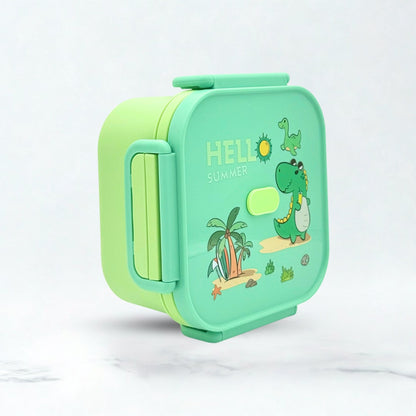 Little Dino Plastic Lunch Box – Green