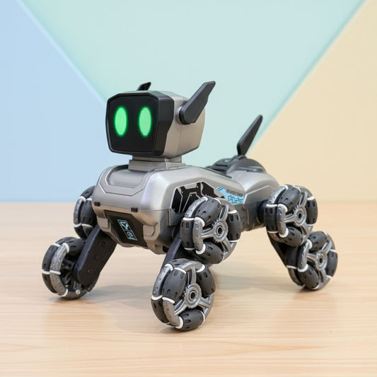 Stunt & Spray Robot Dog with Remote Control & Wrist Watch Control