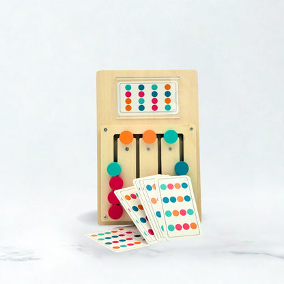 Wooden Four-Color Sorting Game