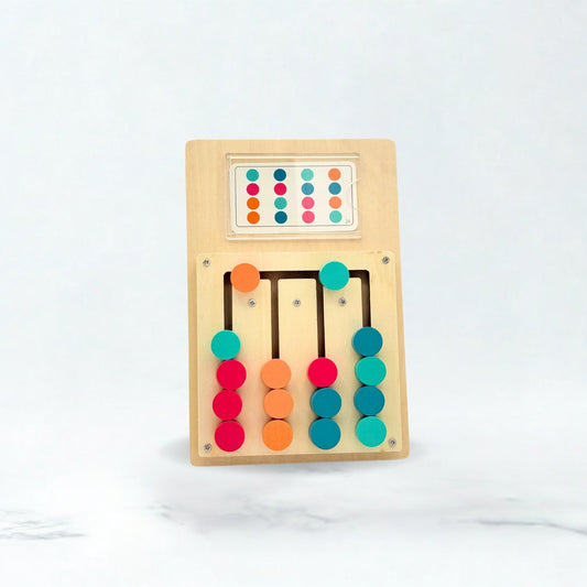 Wooden Four-Color Sorting Game