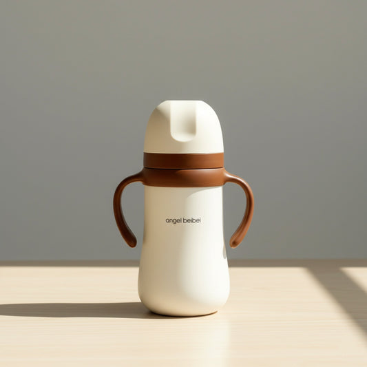 Baby Thermal Steel Feeder – 280ml / 9oz (White)