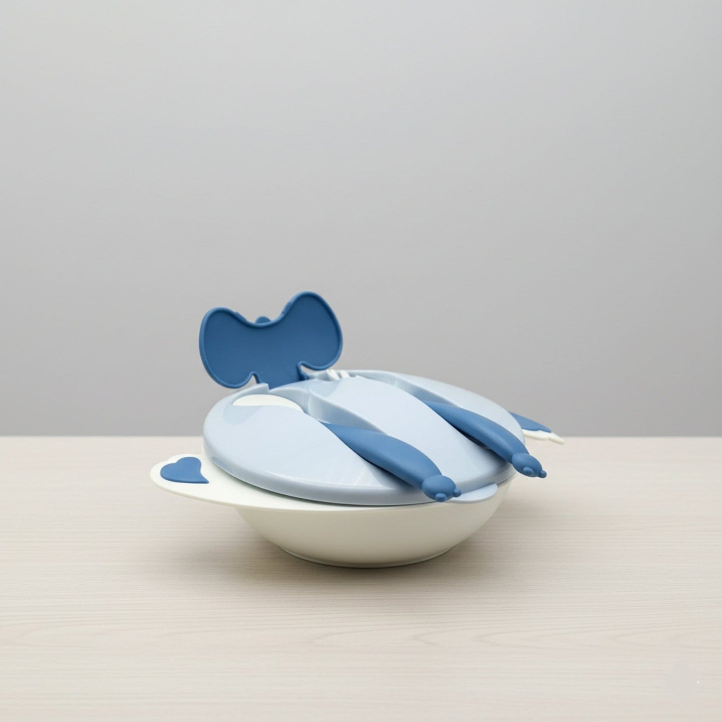 MINITREE Plastic Feeding Bowl with Spoon