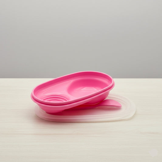 NATUR Plastic Feeding Bowl With Spoon