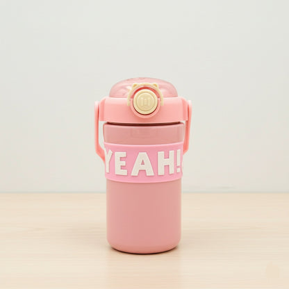 Cartoon Steel Thermal Water Bottle 580ml