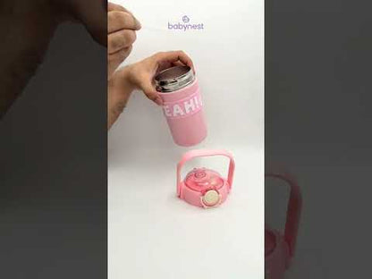 Cartoon Steel Thermal Water Bottle 580ml