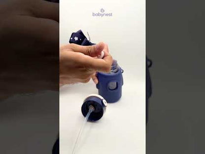 Cille Tritan Plastic Water Bottle 660ml-Blue