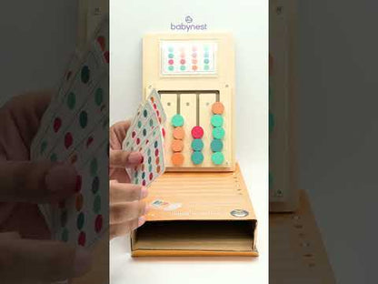 Wooden Four-Color Sorting Game