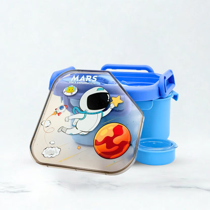 Baby Mars Plastic Lunch Box - Blue